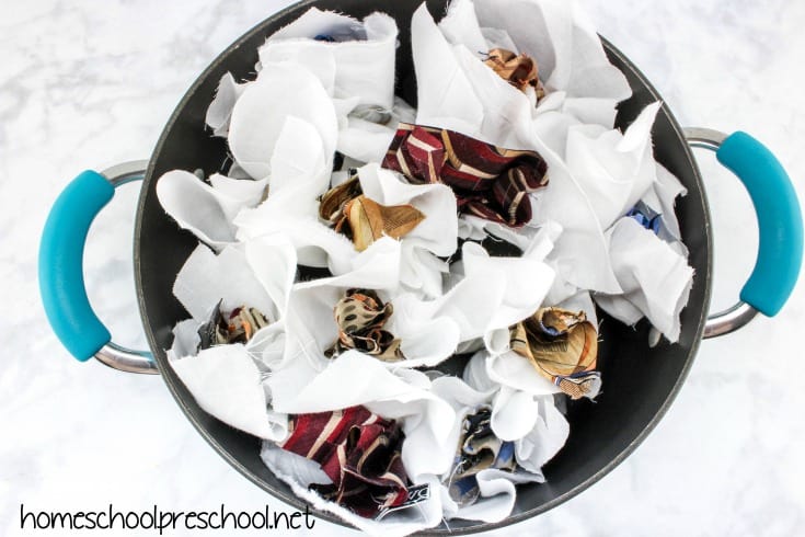 Grab some old ties that Dad doesn’t want anymore or head to the Goodwill to look for some funky ones. This year, let's dye Easter eggs with silk ties!