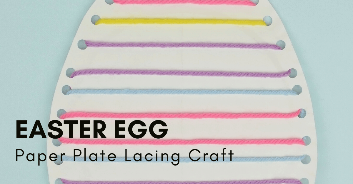 Easter Egg Paper Plate Craft for Kids
