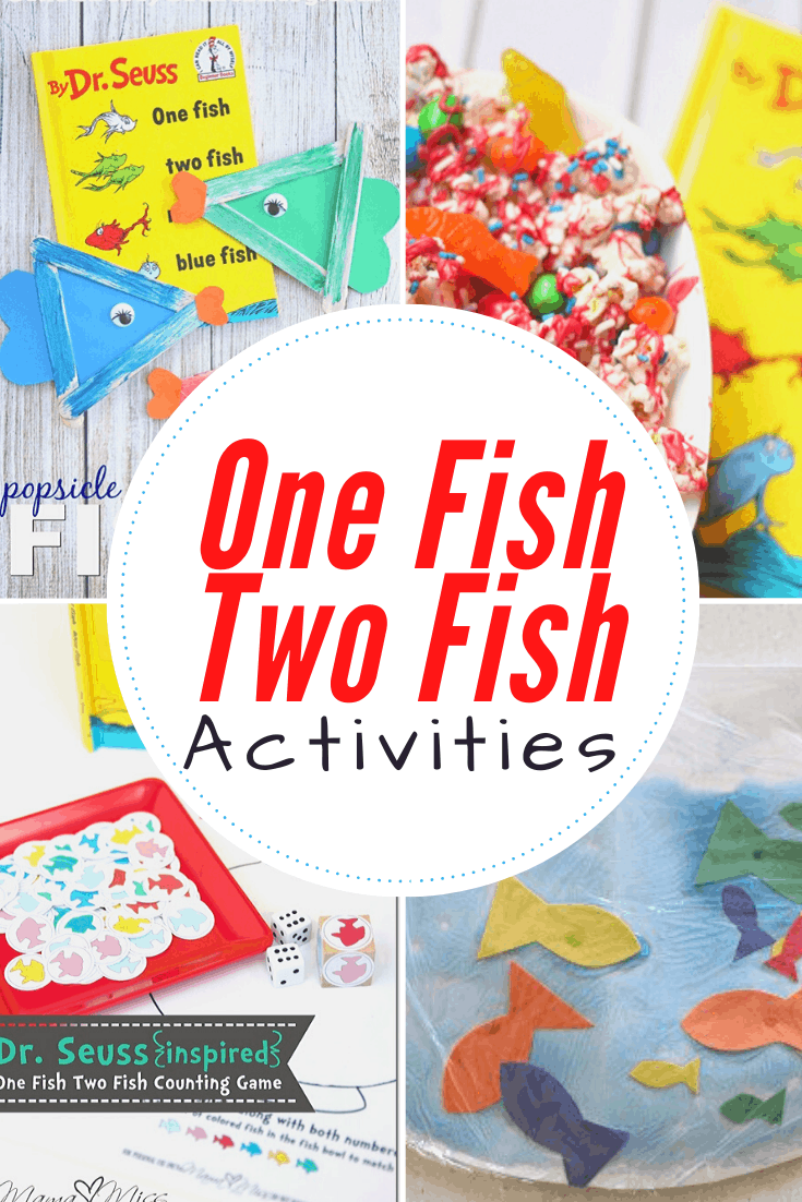 Discover fifteen hands-on One Fish Two Fish printables and activities to use alongside the Dr. Seuss book. Your preschoolers will love them!