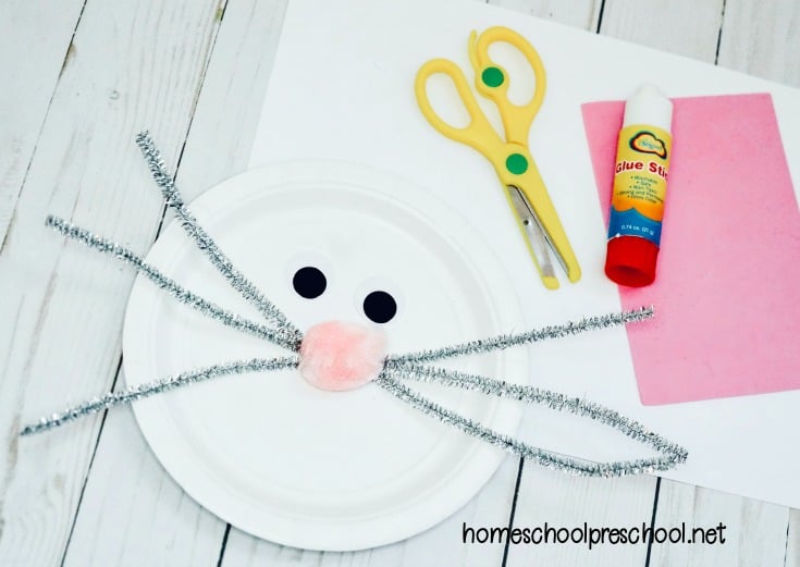 This bunny paper plate craft is perfect for your upcoming spring and Easter plans! It simple enough for even your youngest crafters to make.