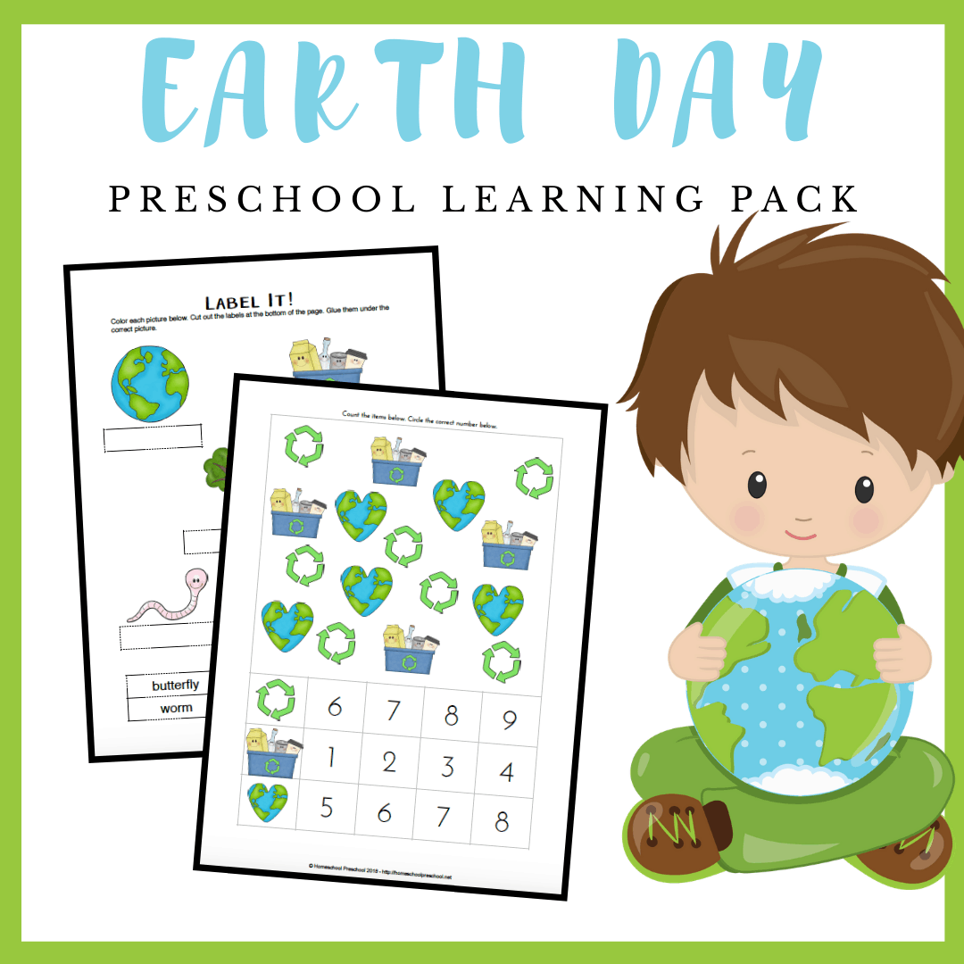 Enhance your Earth Day preschool celebrations with this mini-learning pack. Add these Earth Day worksheets for preschool to your upcoming lessons.