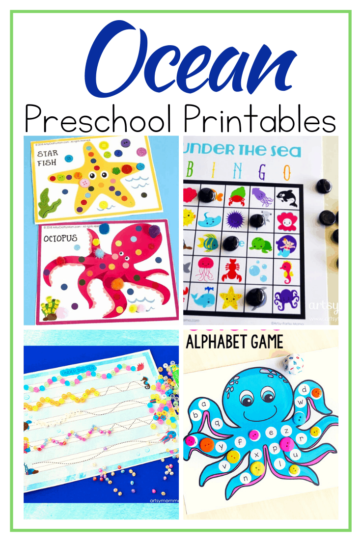 This amazing collection of preschool ocean theme printables is perfect for your summer activities. Kids can learn more about oceans and ocean animals.