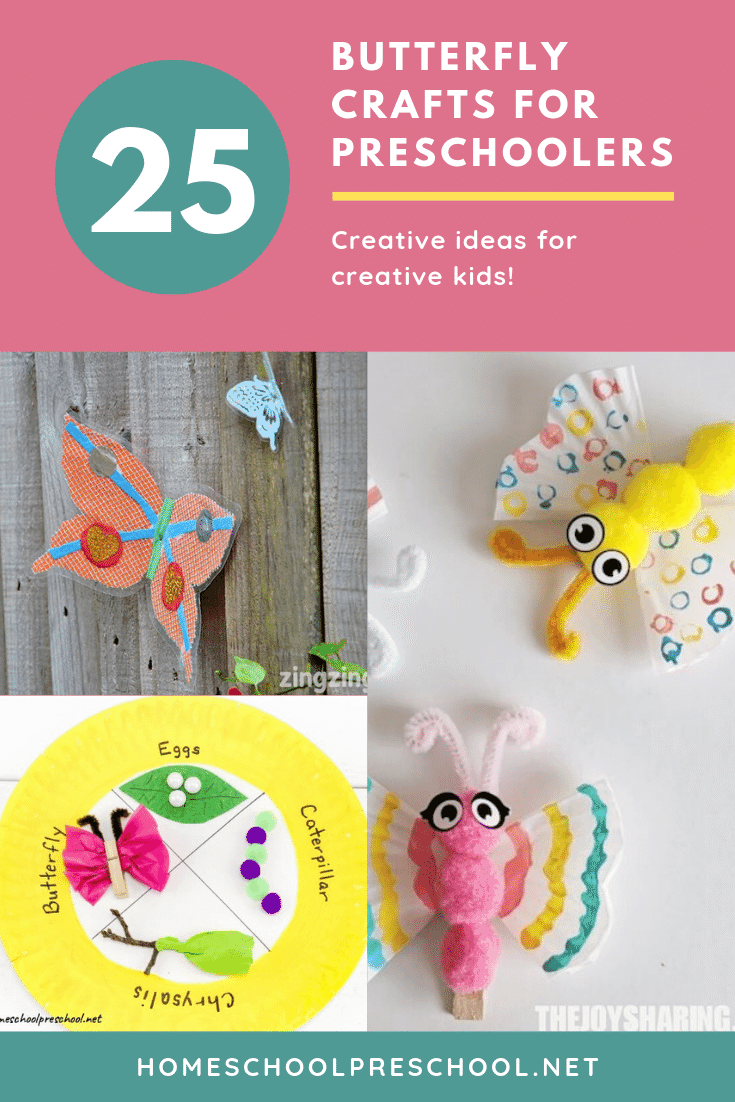 Butterfly crafts for preschoolers are perfect for spring and summer afternoons. Kids will love all 25 of these creative ideas.&nbsp;