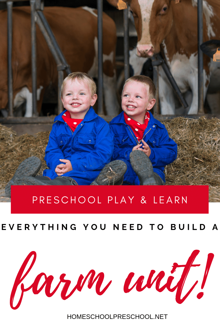Farm activities for preschoolers! Find crafts, printables, book lists, and more. Come discover some farm-tactic ideas for little ones!