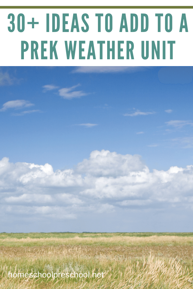 You'll love these ideas for teaching types of weather for kids. From sunshine to storms and everything in between, don't miss these resources.
