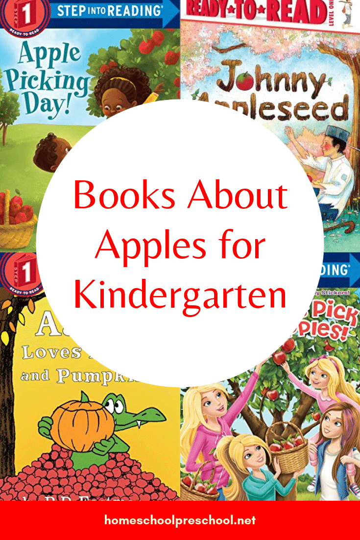 Don't miss this list of easy reader books about apples for kindergarten! Short sentences and large print help kids build reading skills.