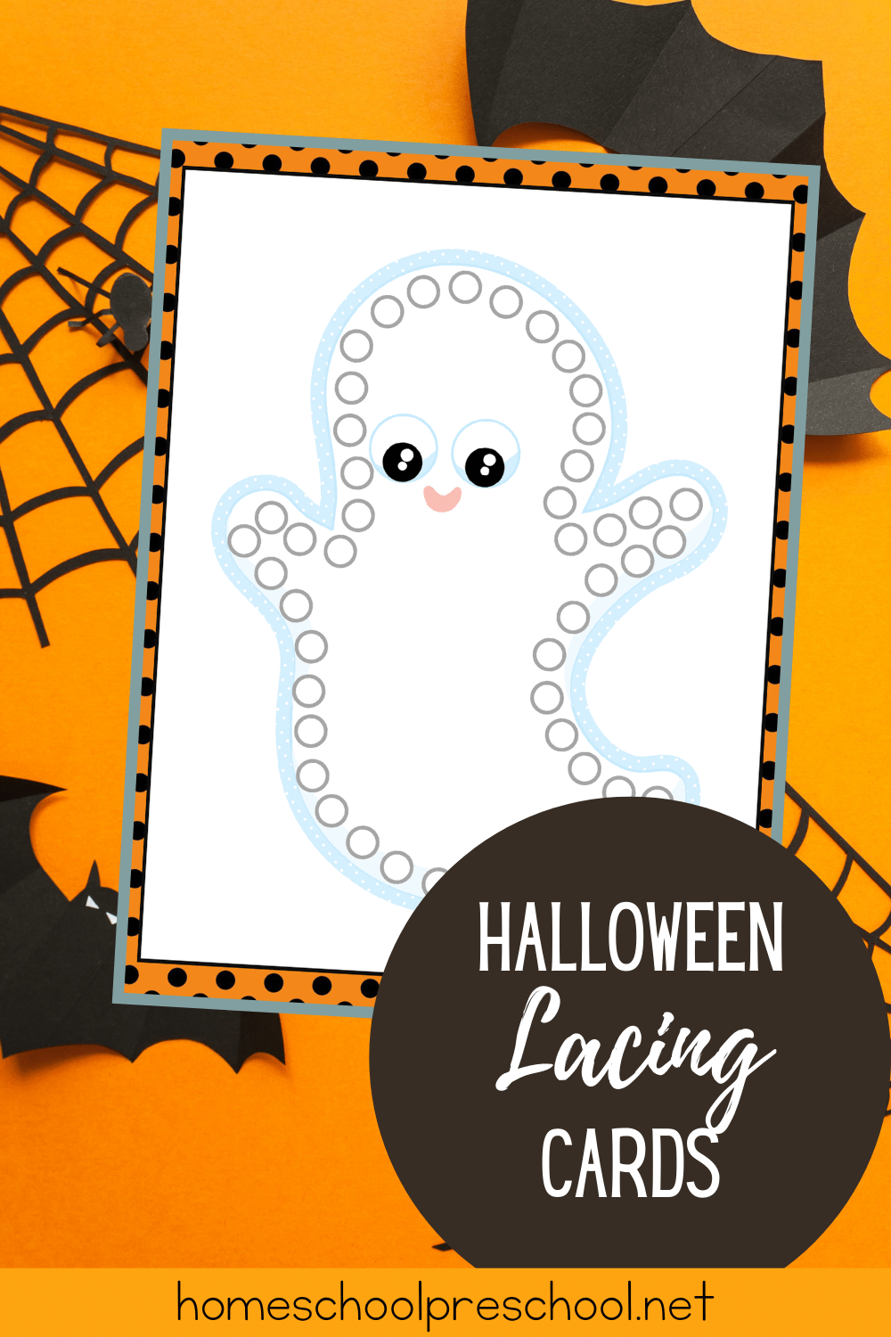 Halloween Printable Lacing Cards