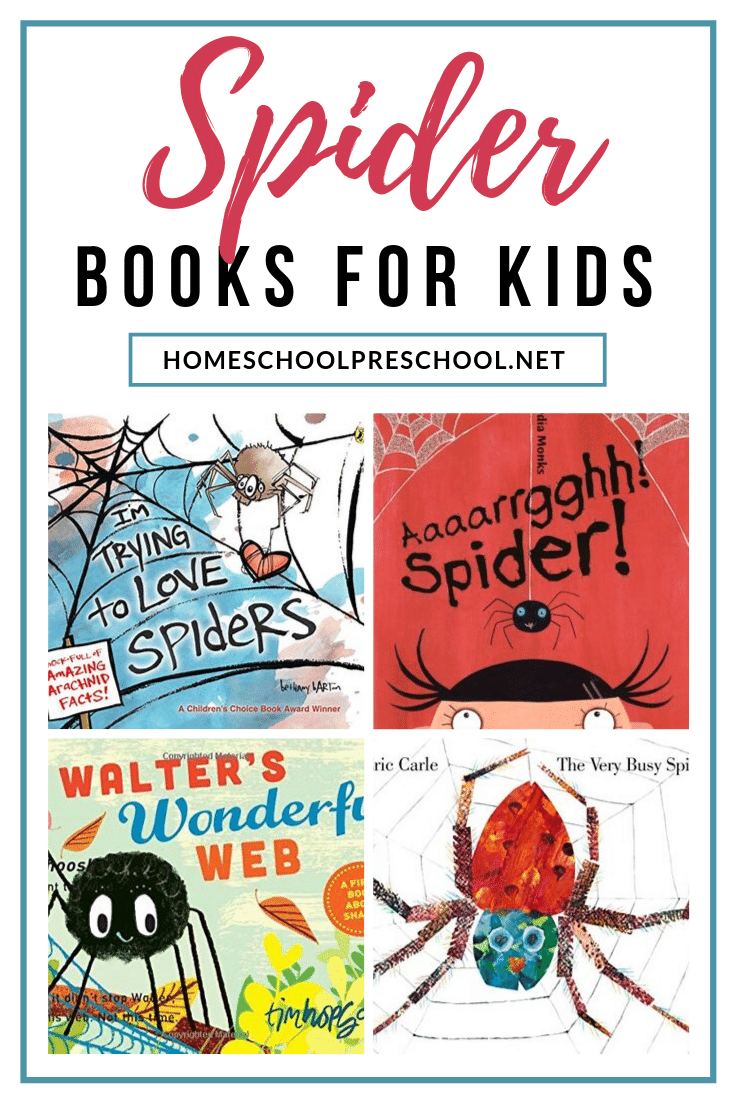 If you're studying spiders or looking for some fun books to read this Halloween, try these spider books for preschoolers. They're great for young readers.&nbsp;