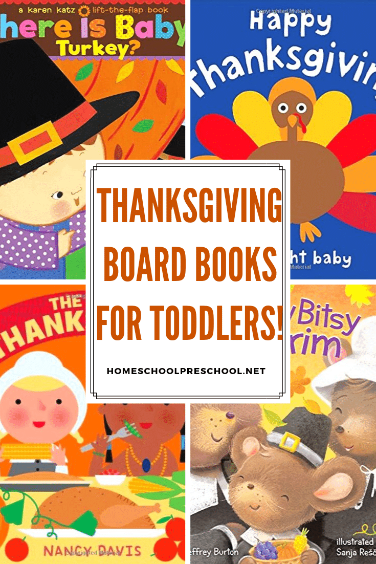 Snuggle up with your little turkey, and share some of these Thanksgiving board books with them. They're perfect for toddlers and preschoolers!