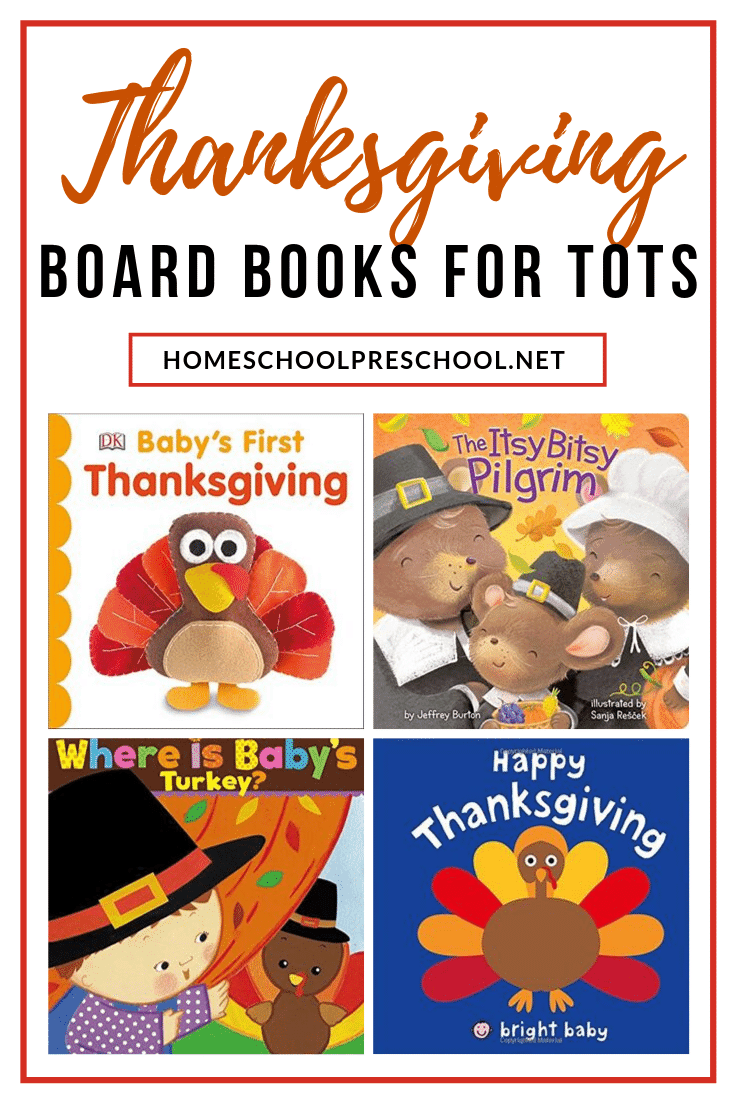 Snuggle up with your little turkey, and share some of these Thanksgiving board books with them. They're perfect for toddlers and preschoolers!