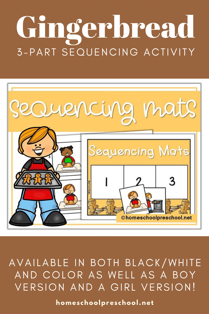 Gingerbread Sequencing Mat
