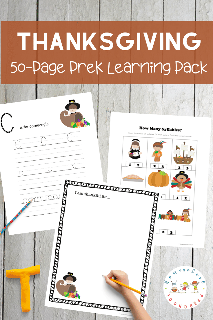 Free Thanksgiving worksheets! Keep kids occupied this holiday season with this pack of educational activities that you can print from home!