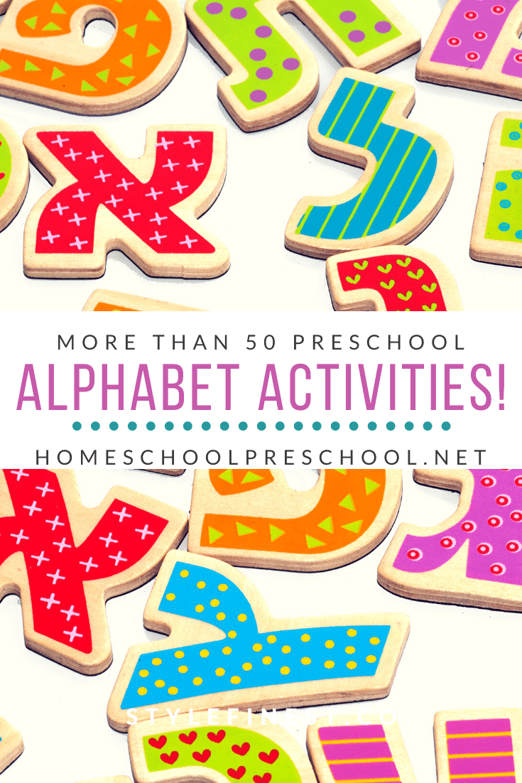 Teaching little ones to read begins with the alphabet. These alphabet activities for preschoolers are great for teaching and reinforcing the ABCs.