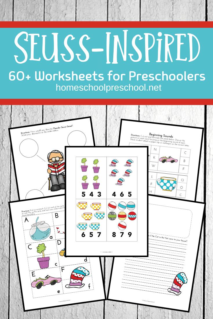 Dr Seuss Worksheets
