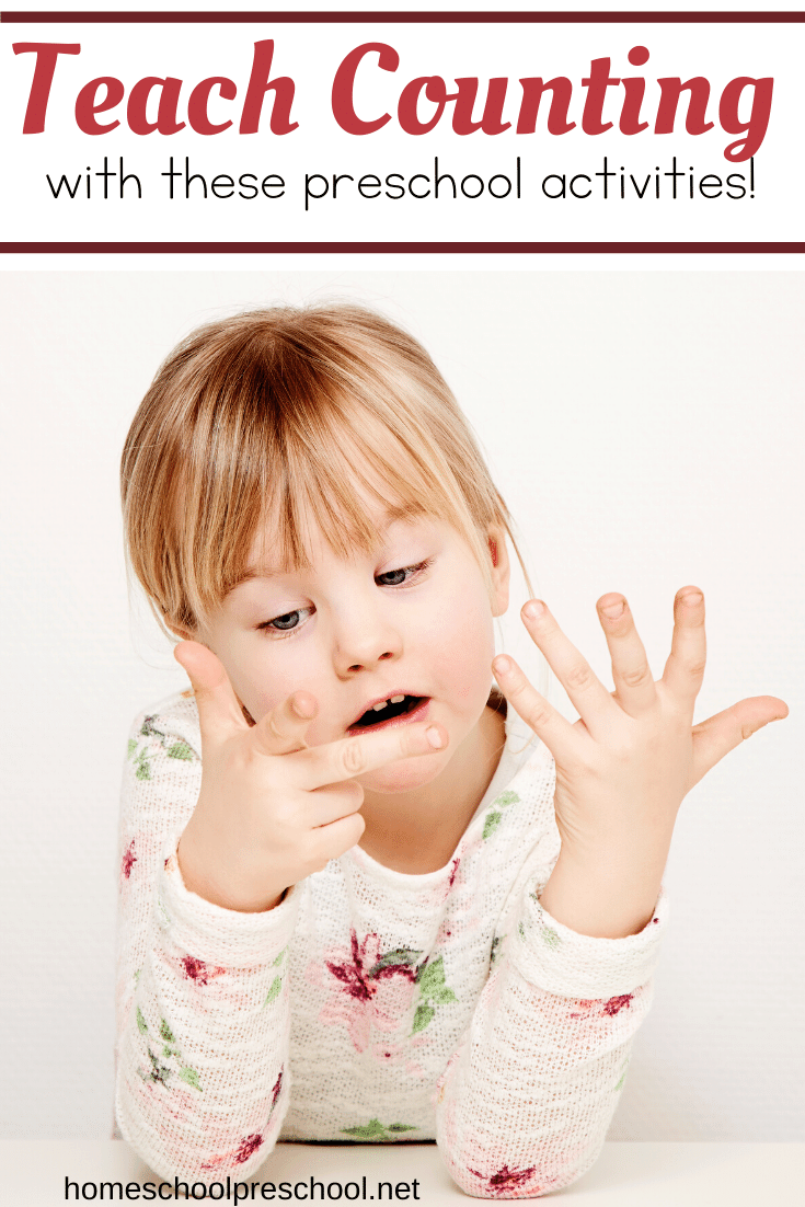 These preschool counting activities are perfect for home and classroom educators! These activities are the perfect building block for early math skills!