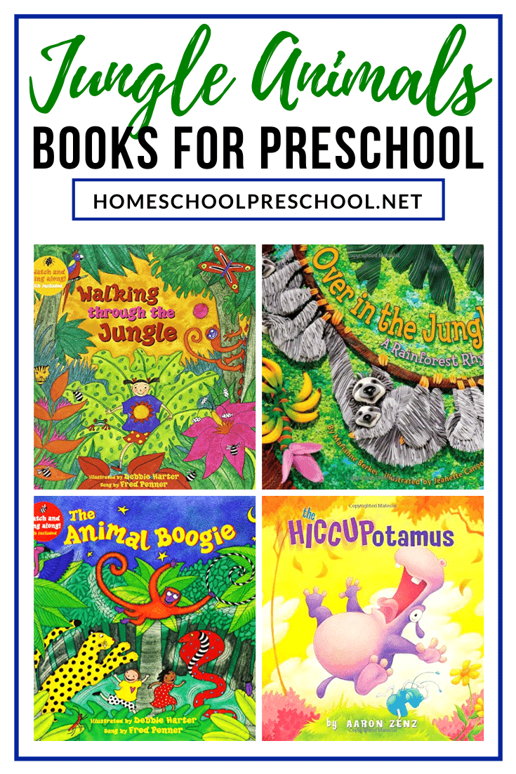 As you head into a study of the jungle or animal habitats, fill your shelves with a few of these jungle animal books for preschoolers.
