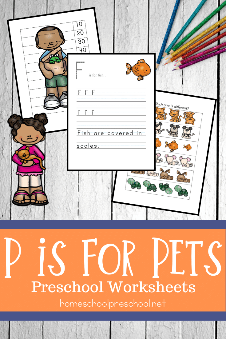 Looking for a new printable pack to use with your preschoolers? Don't miss these pet activities for preschool! Fun math and literacy activities.