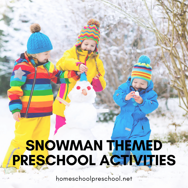 These snowman activities for preschool are perfect for your winter preschool plans. There are lots of ideas to get you through the season.