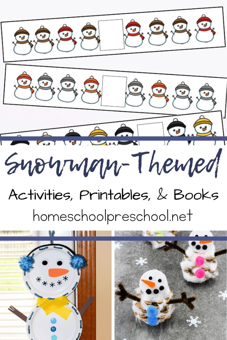 These snowman activities for preschool are perfect for your winter preschool plans. There are lots of ideas to get you through the season.