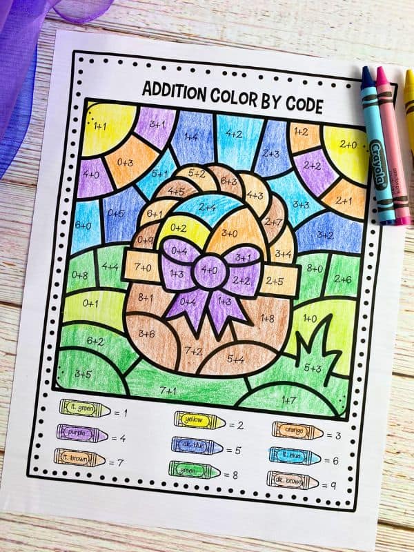 Easter Addition Worksheets