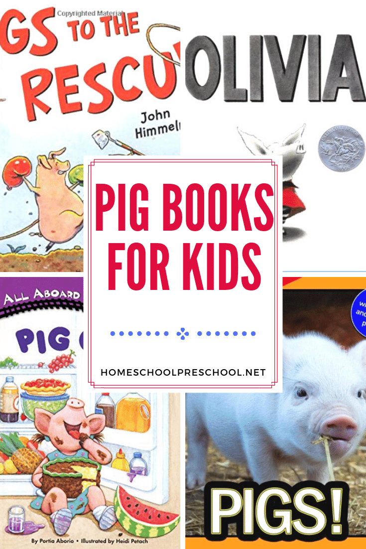 Preschoolers will squeal with delight when you present them with this collection of pig books for preschoolers. Perfect for your farm-themed lessons!
