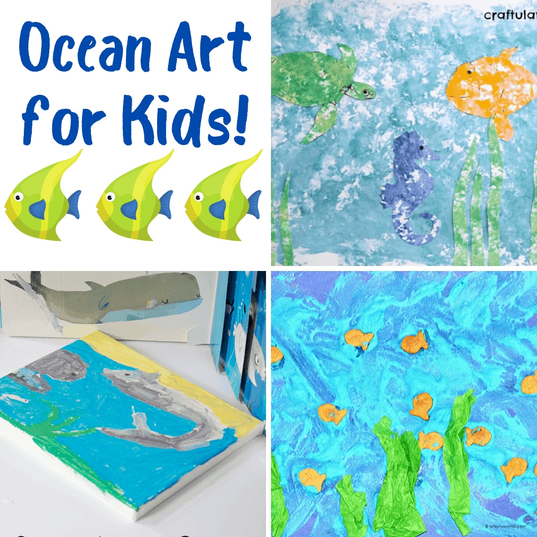 This summer, plan to present these ocean preschool art projects to your little ones. They're perfect for home and classroom use!