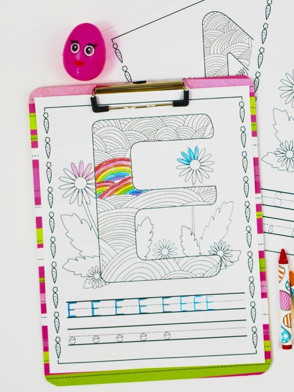 Free Easter Coloring Pages for Preschoolers