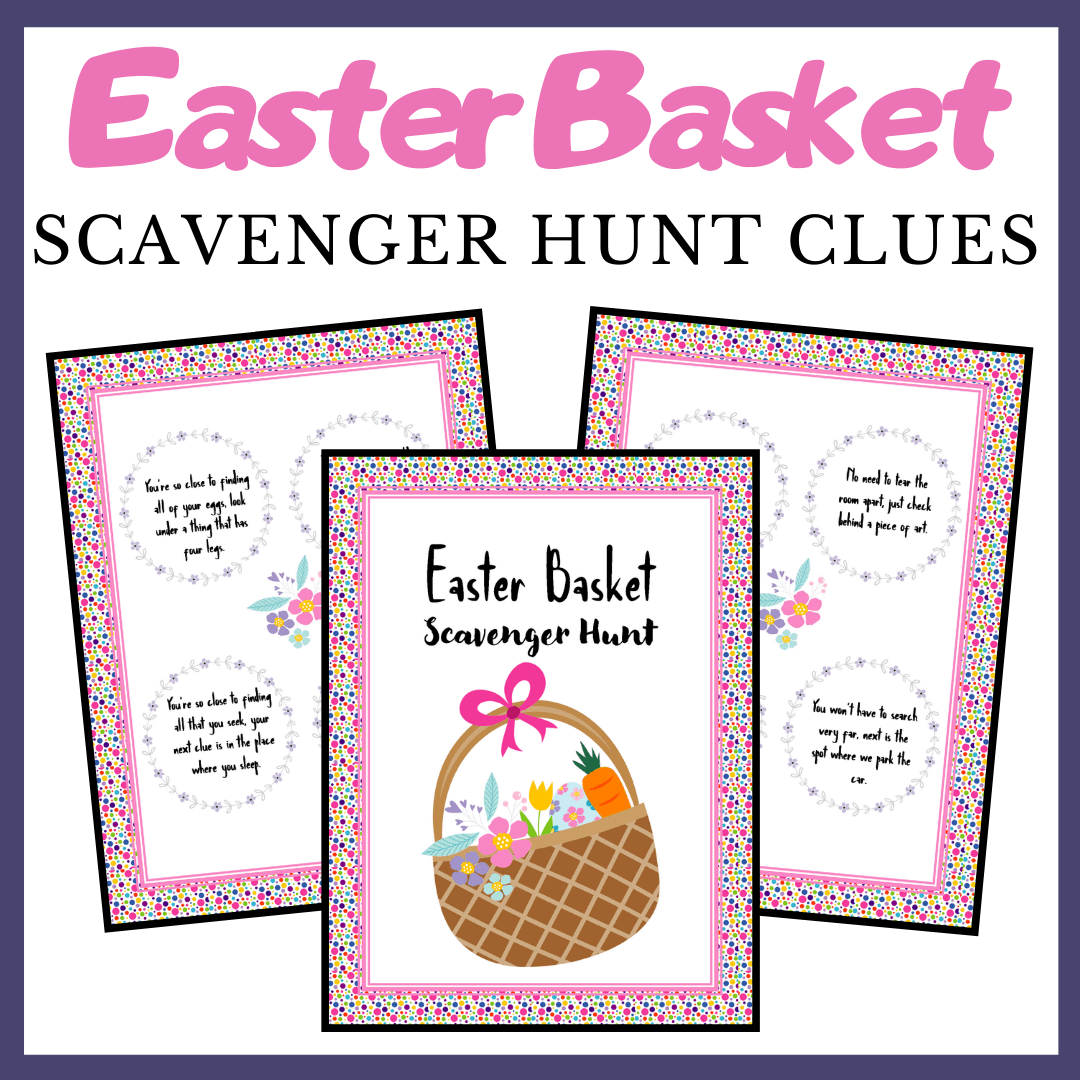 This Easter, make memories by sending your kids on an Easter Egg Scavenger Hunt! Free printable scavenger hunt clues make it easy!