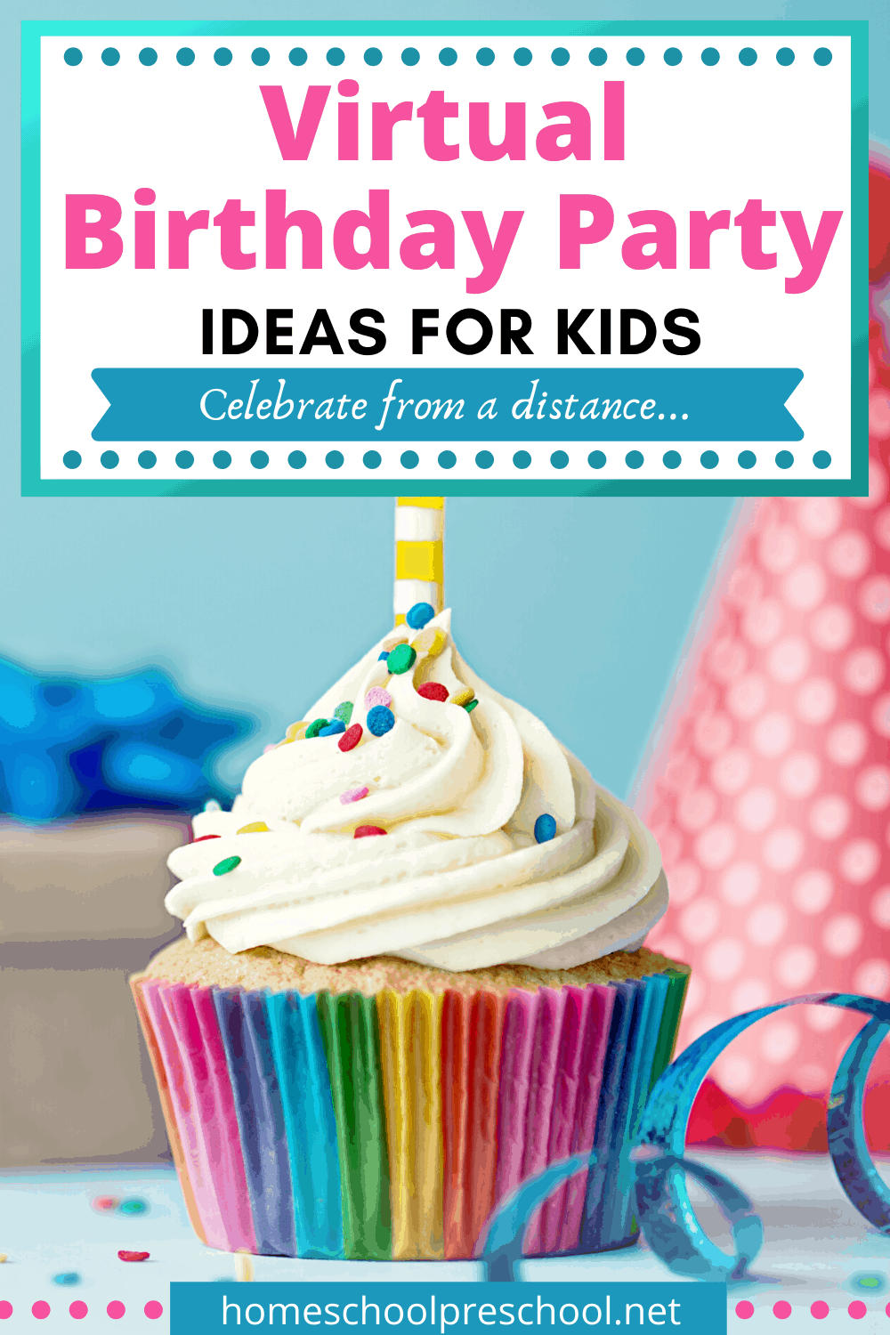 These virtual birthday party ideas are a great way to create a special day when you can't be together! Long distance parties provide a unique way to celebrate.