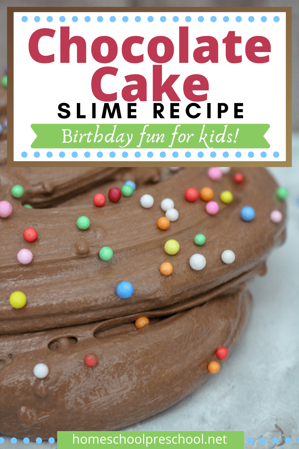 You won't believe how simple it is to whip up a batch of slime with this birthday cake slime recipe! It's perfect for birthday parties and playdates.