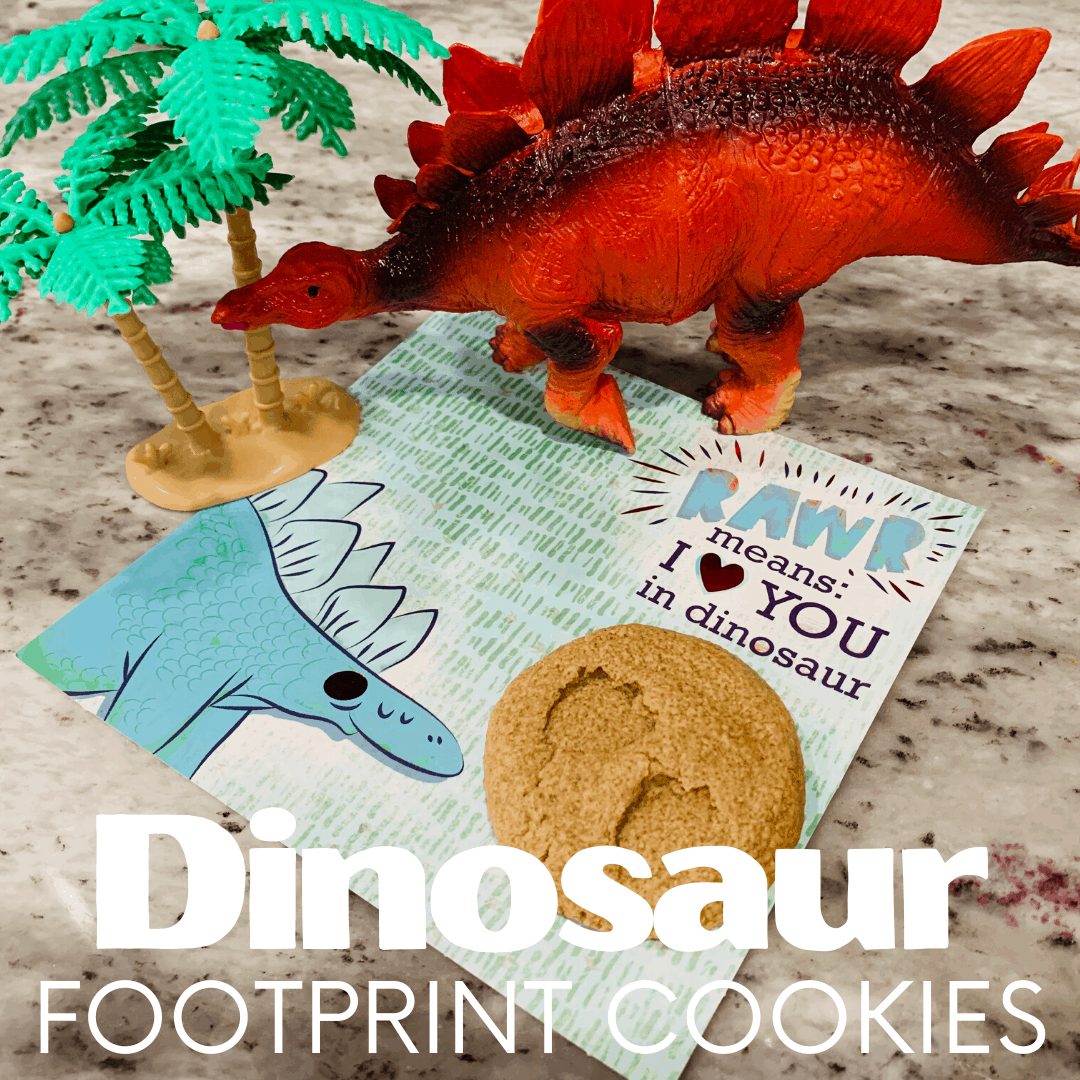 You won't believe how easy it is to mix up a batch of dinosaur cookie fossils with your preschooler! They'll love this dino-mite snack idea!