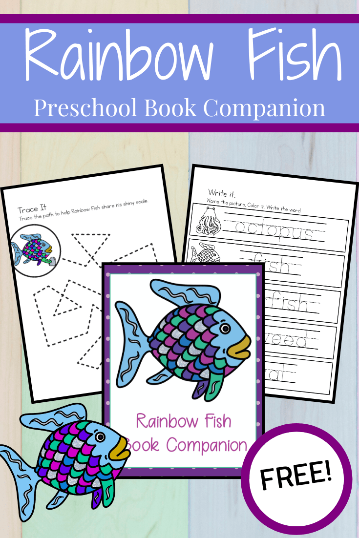 This pack of Rainbow Fish book printables will help you extend the learning after reading Marcus Pfister's classic story of sharing and friendship.