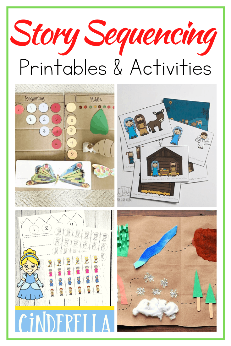 Use these story sequencing activities for preschoolers to help your little ones practice ordering events. They're great for storytelling, too!