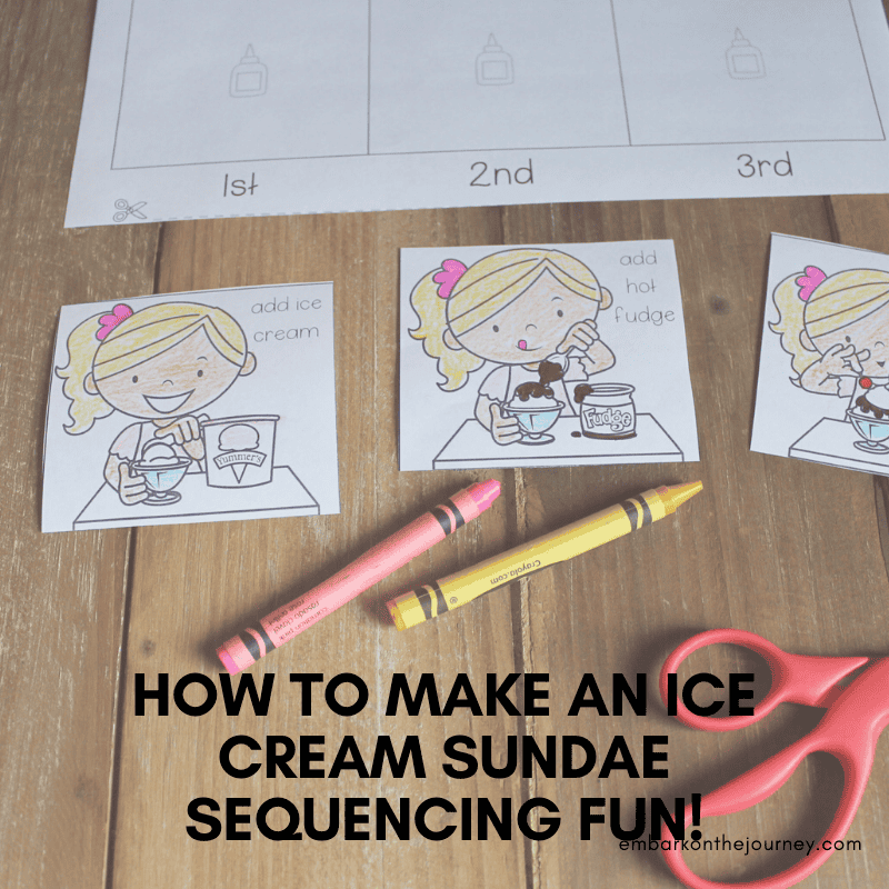 Practice ordering events with these ice cream sequencing activities. This set includes two activities and a control sheet. It's perfect for summer learning!