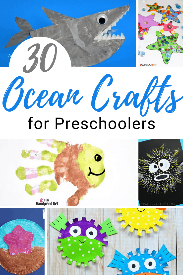 Are you looking for something fun for your kids to do this summer? How about making one of these fun ocean crafts for kids!