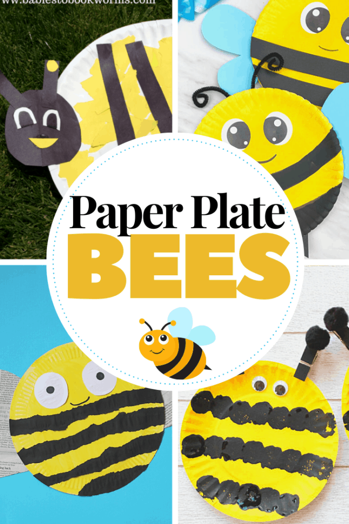 No matter which one of these paper plate bees you choose, your preschooler will love it! These are perfect for spring and summer crafting sessions.