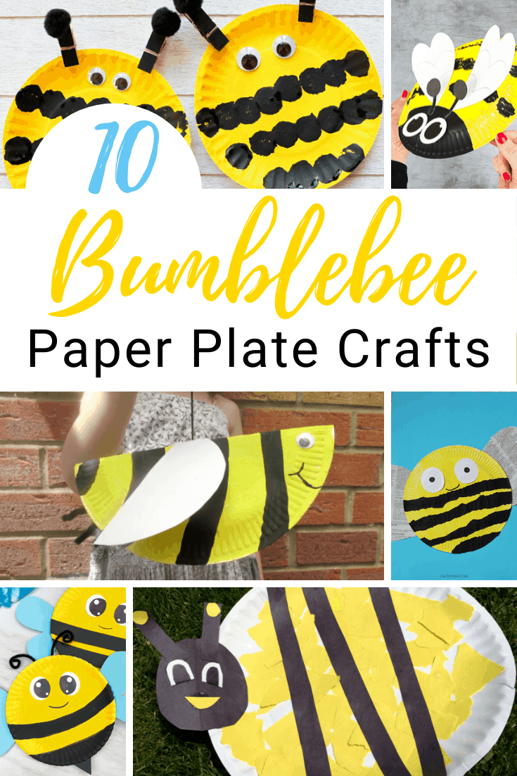 Paper Plate Bees