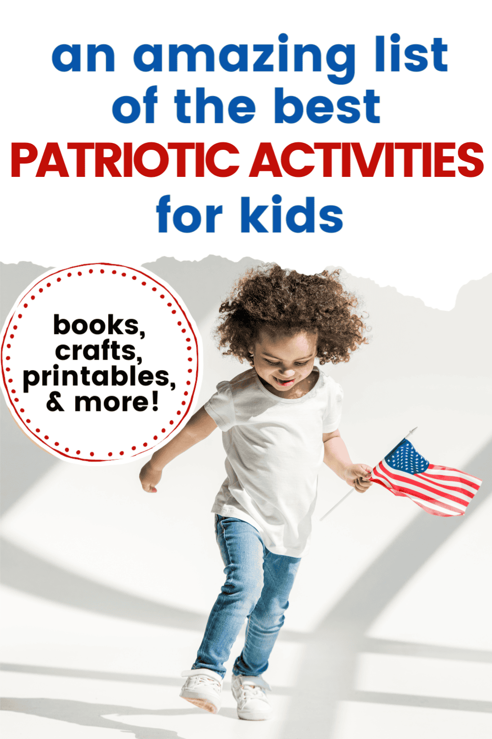 Check out this amazing collection of patriotic activities for preschoolers. They're perfect for Fourth of July, Veterans Day, and Memorial Day!