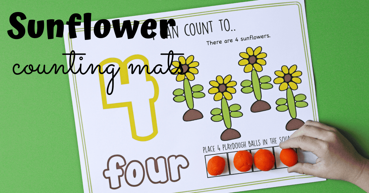 Sunflower Life Cycle Counting Mats