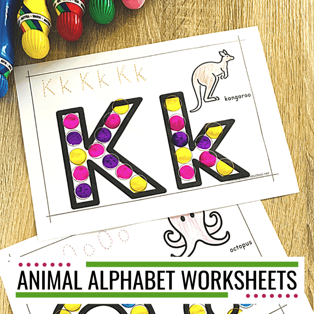 alphabet worksheets