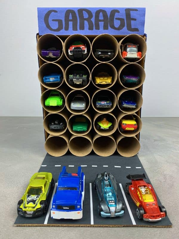 DIY Cardboard Garage