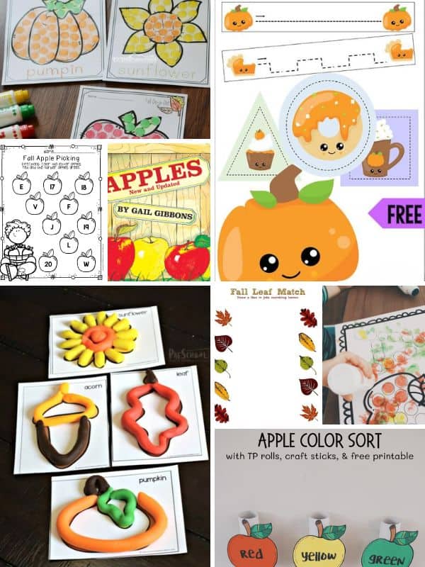 Printable Fall Activities for Toddlers