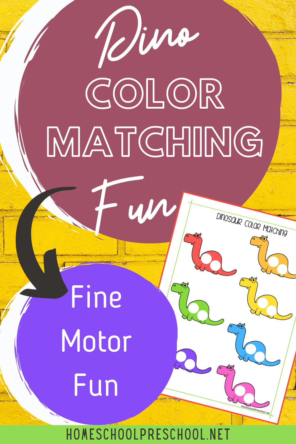 Dinosaur Color Matching