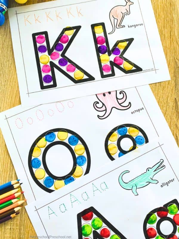 Animal Alphabet Printable