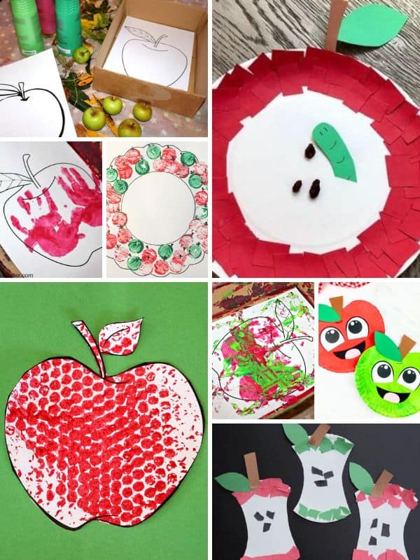 Apple Crafts for Toddlers