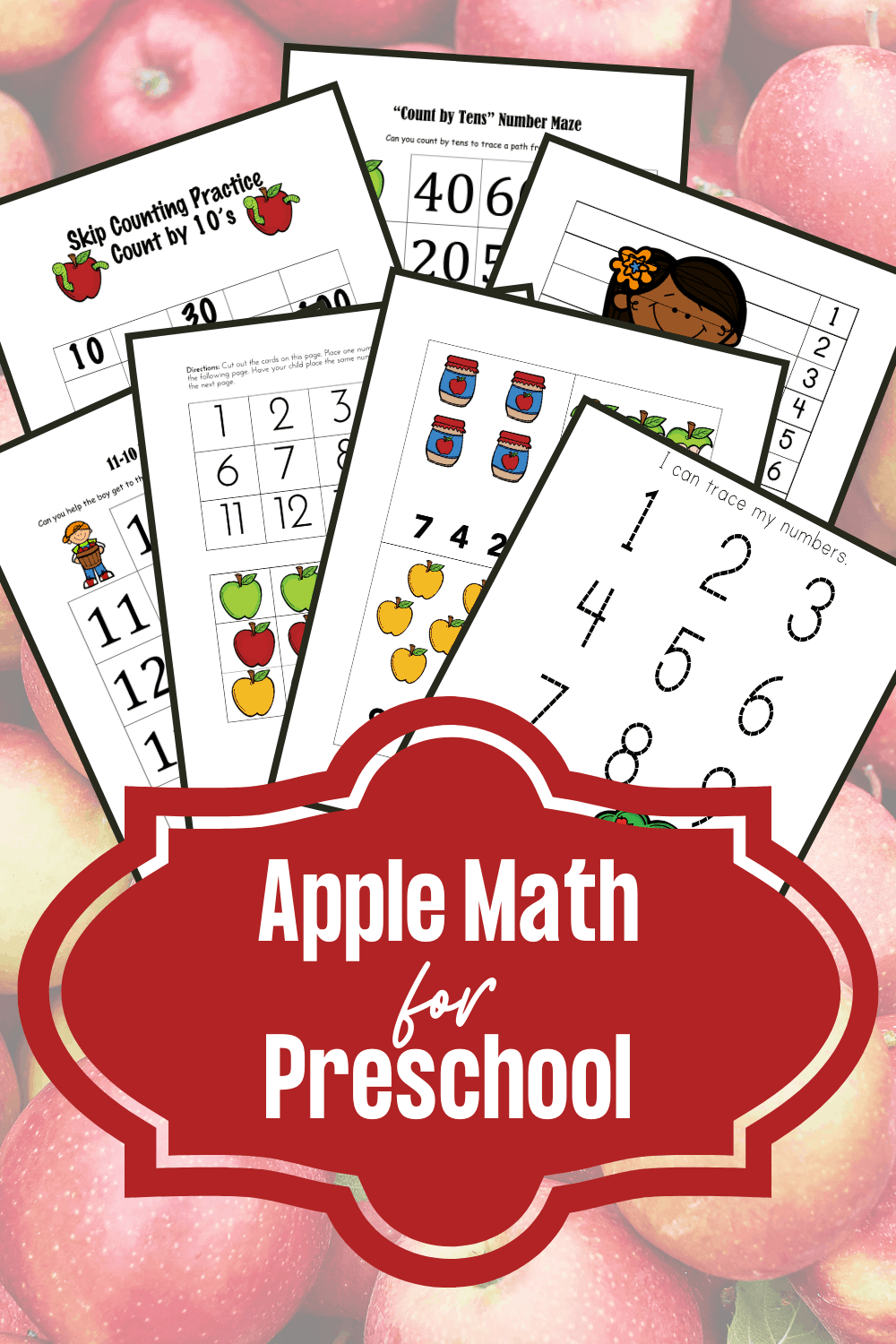 Apple Math Worksheets
