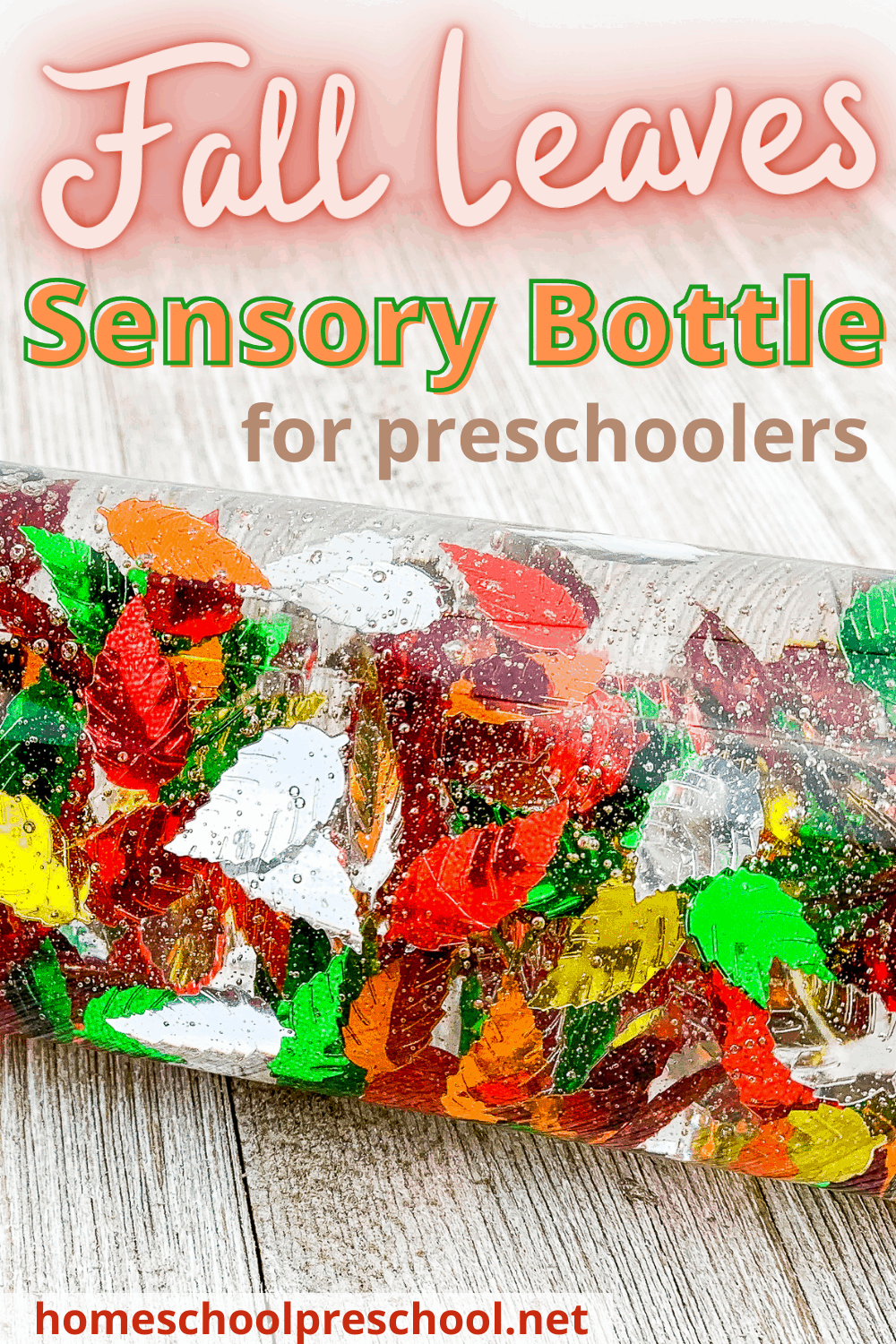 Fall Leaves Sensory Bottle