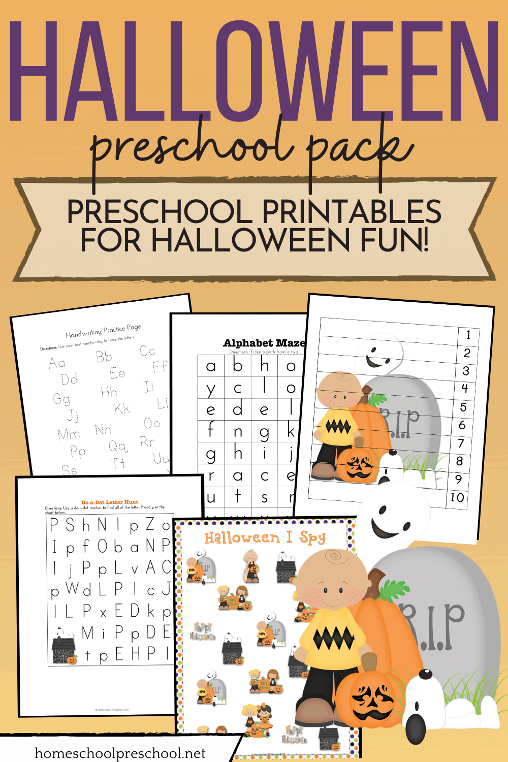 Peanuts Halloween Printable Activities