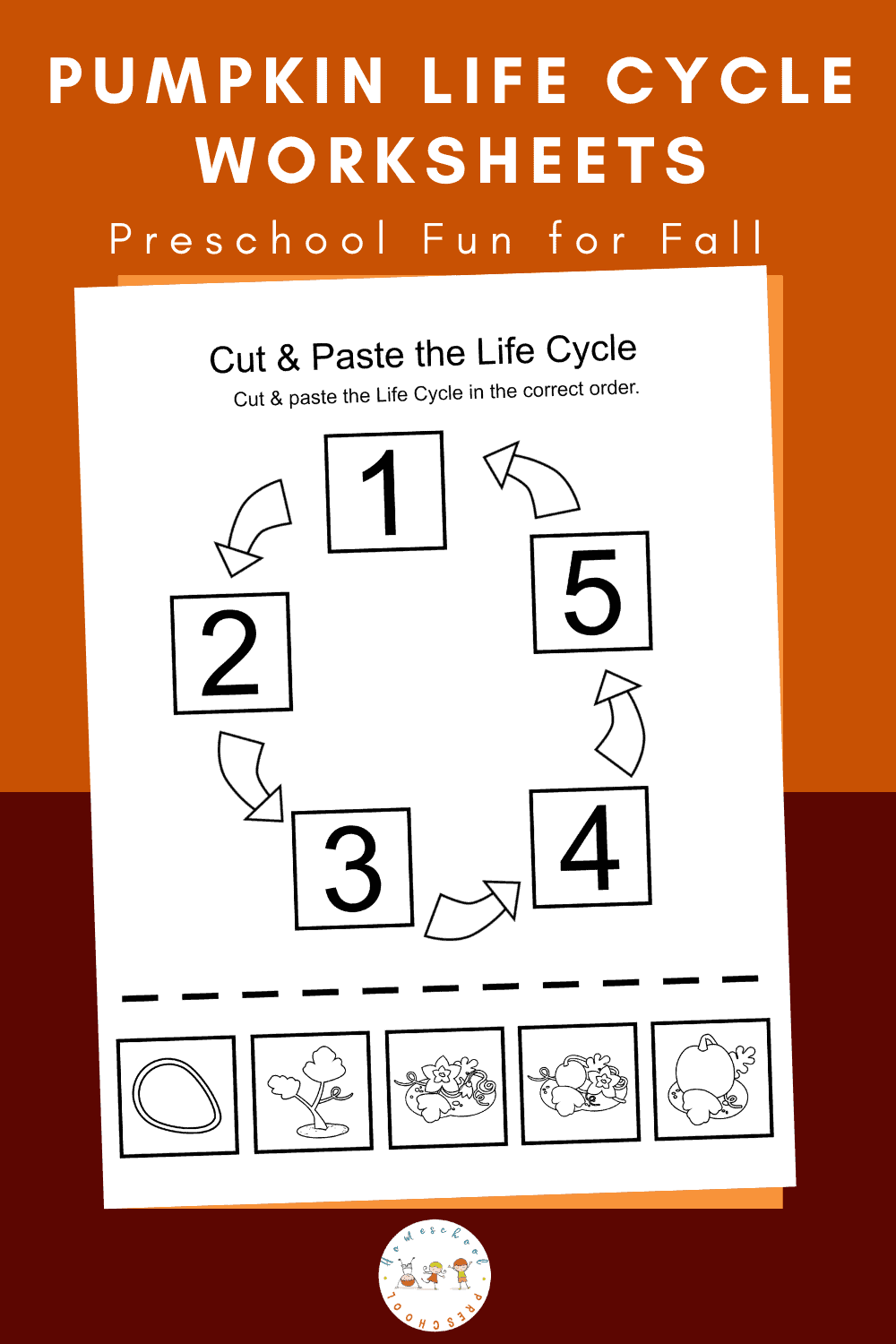 Printable Pumpkin Life Cycle Worksheets