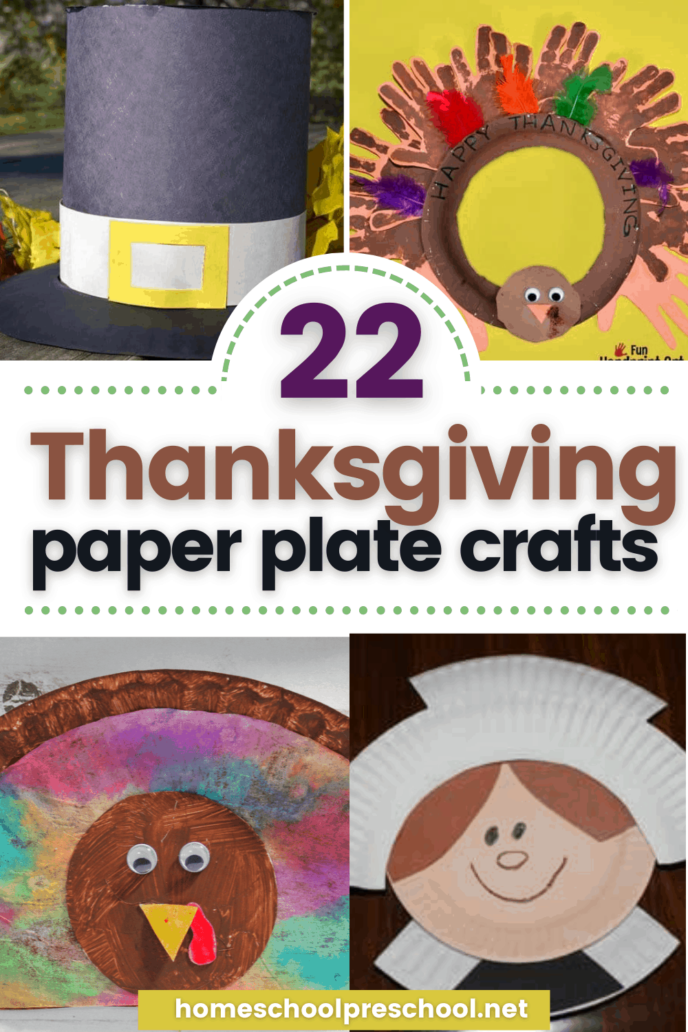 Paper Plate Thanksgiving Crafts